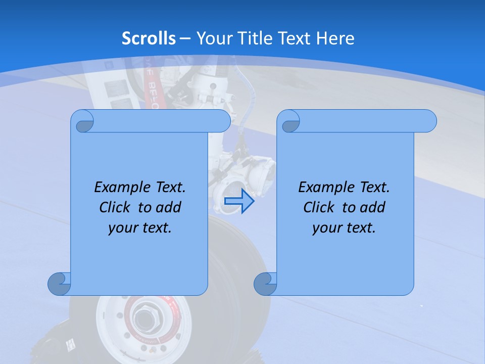 Landinggear Ataturk International Airport Nose Gear PowerPoint Template
