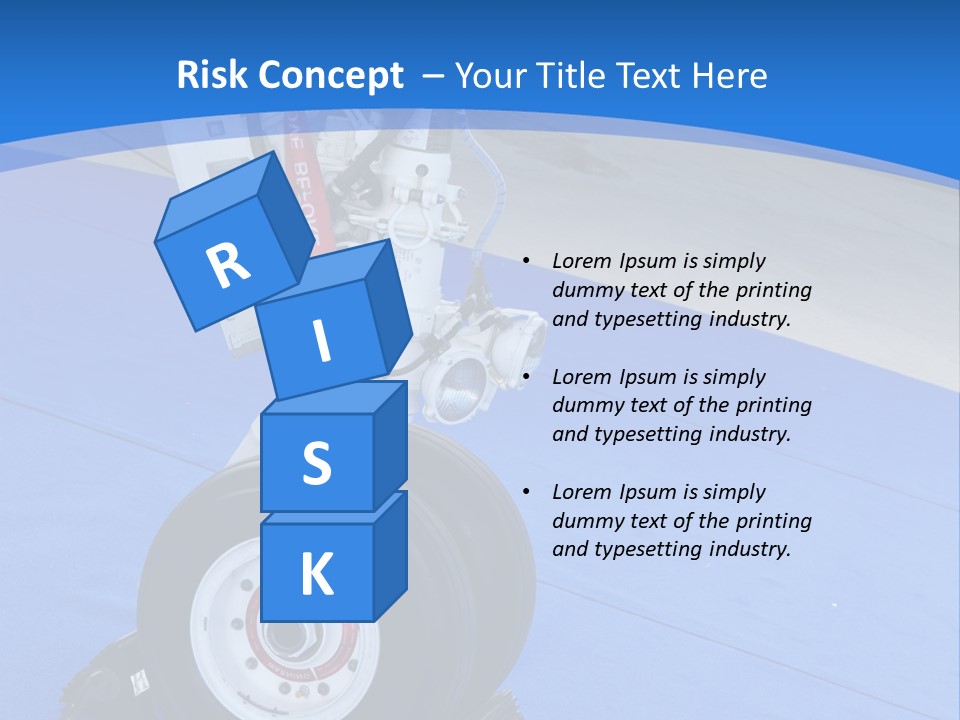 Landinggear Ataturk International Airport Nose Gear PowerPoint Template