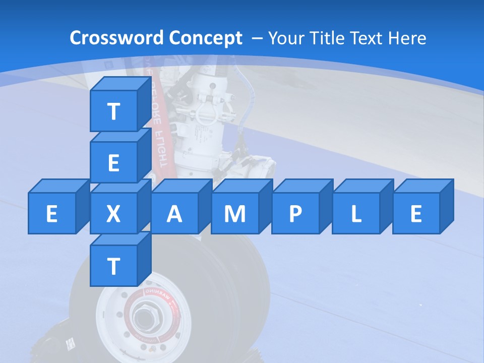 Landinggear Ataturk International Airport Nose Gear PowerPoint Template