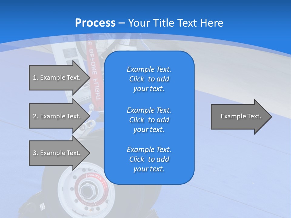Landinggear Ataturk International Airport Nose Gear PowerPoint Template
