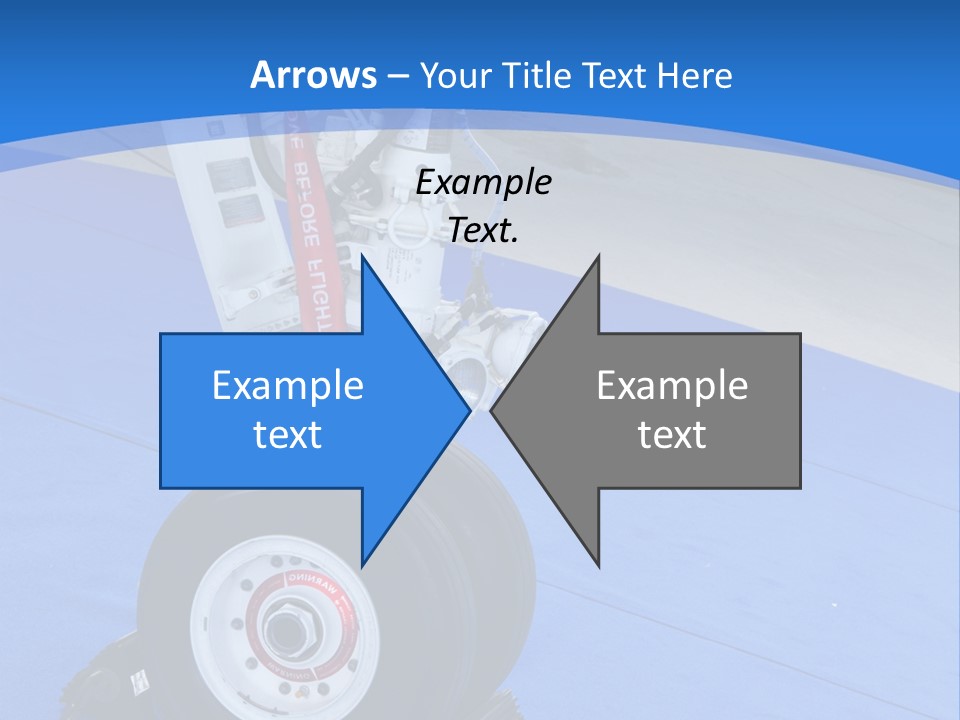 Landinggear Ataturk International Airport Nose Gear PowerPoint Template