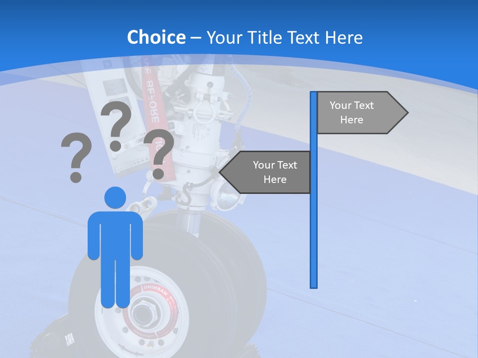 Landinggear Ataturk International Airport Nose Gear PowerPoint Template