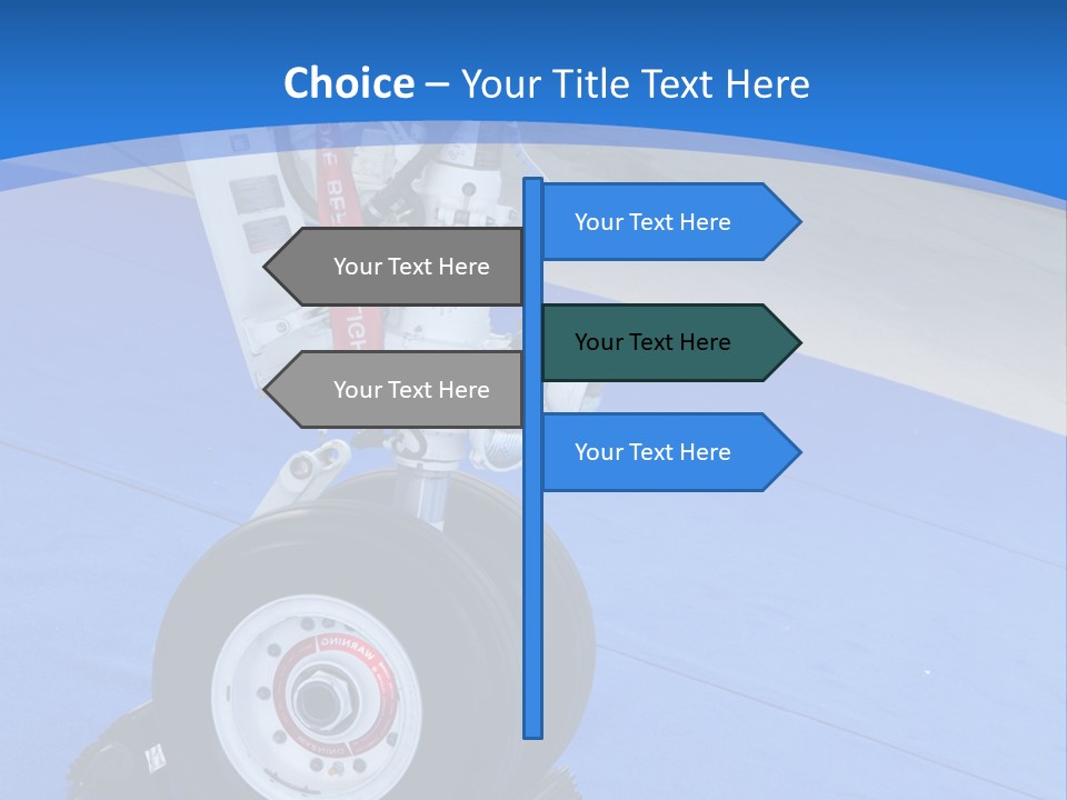 Landinggear Ataturk International Airport Nose Gear PowerPoint Template