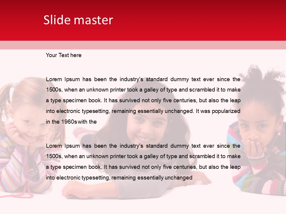 Studio Cheerful Pink PowerPoint Template