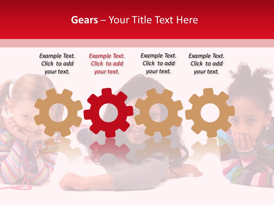 Studio Cheerful Pink PowerPoint Template