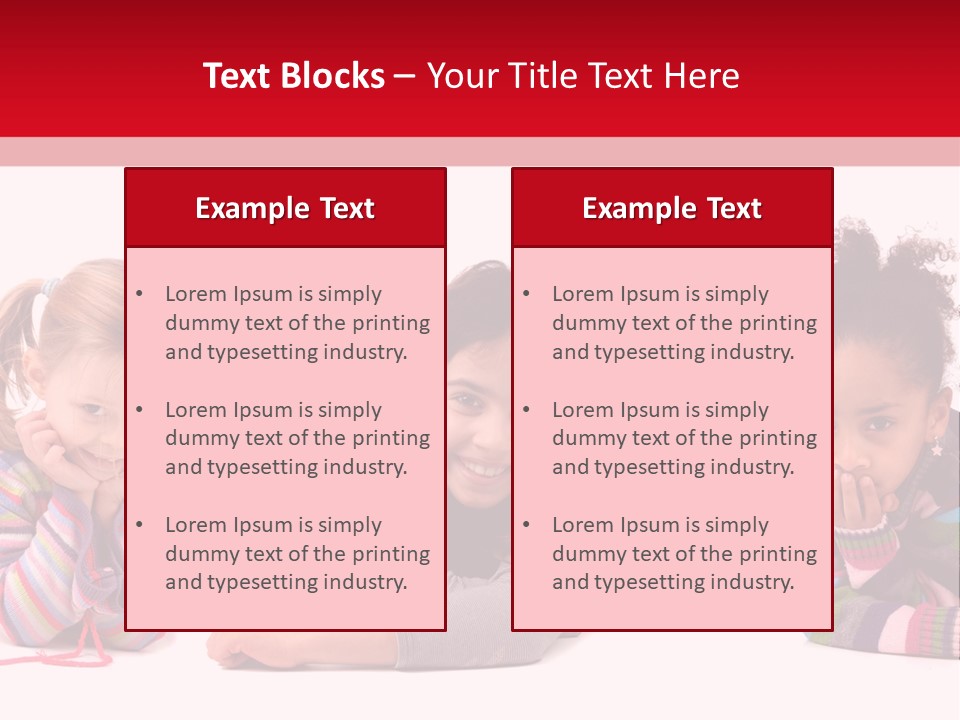 Studio Cheerful Pink PowerPoint Template