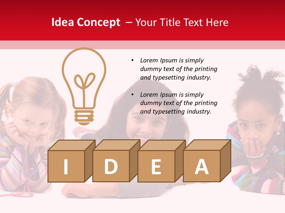 Studio Cheerful Pink PowerPoint Template