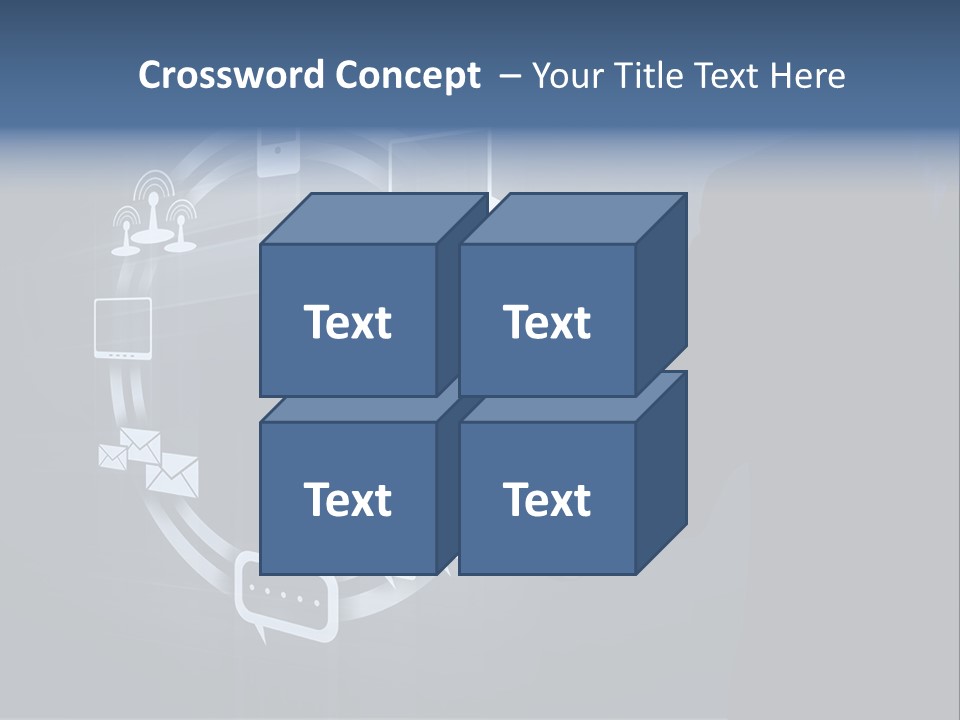 Button Innovation Screen PowerPoint Template