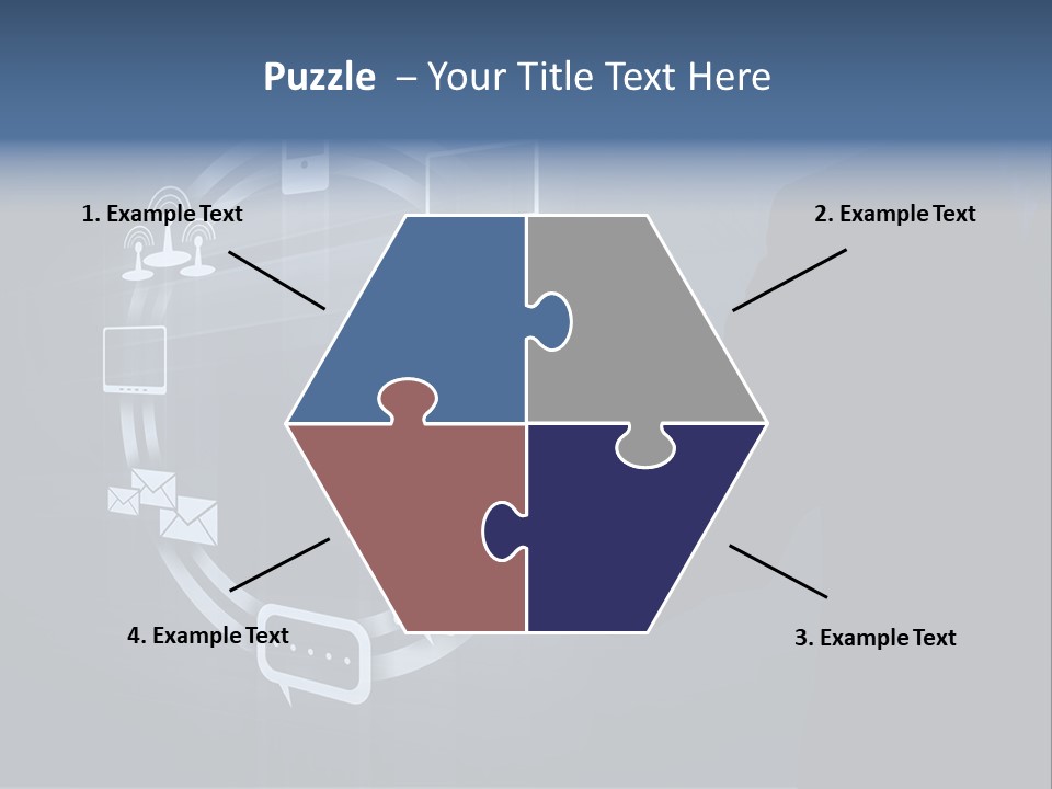 Button Innovation Screen PowerPoint Template