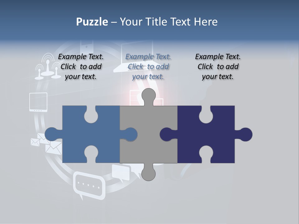Button Innovation Screen PowerPoint Template
