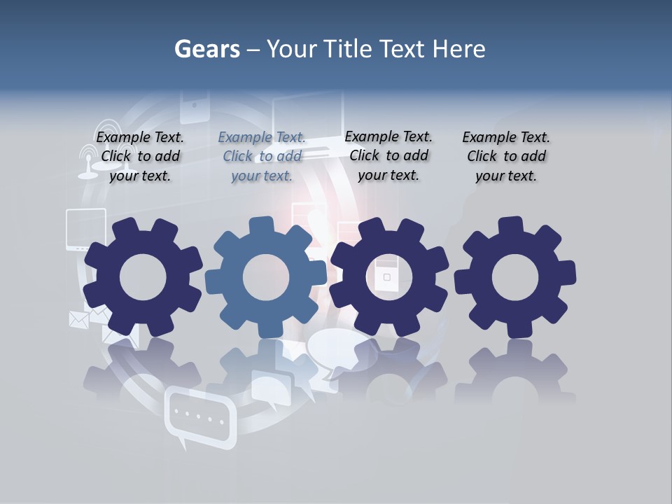 Button Innovation Screen PowerPoint Template