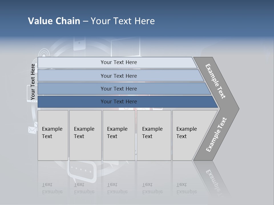 Button Innovation Screen PowerPoint Template