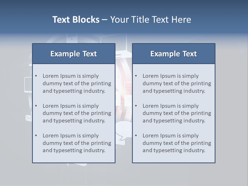 Button Innovation Screen PowerPoint Template