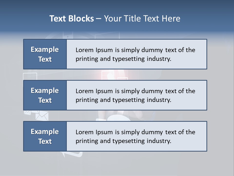 Button Innovation Screen PowerPoint Template