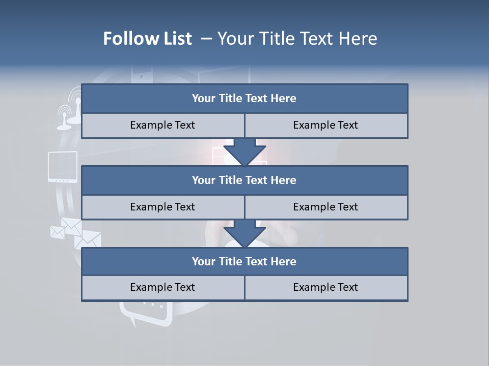 Button Innovation Screen PowerPoint Template