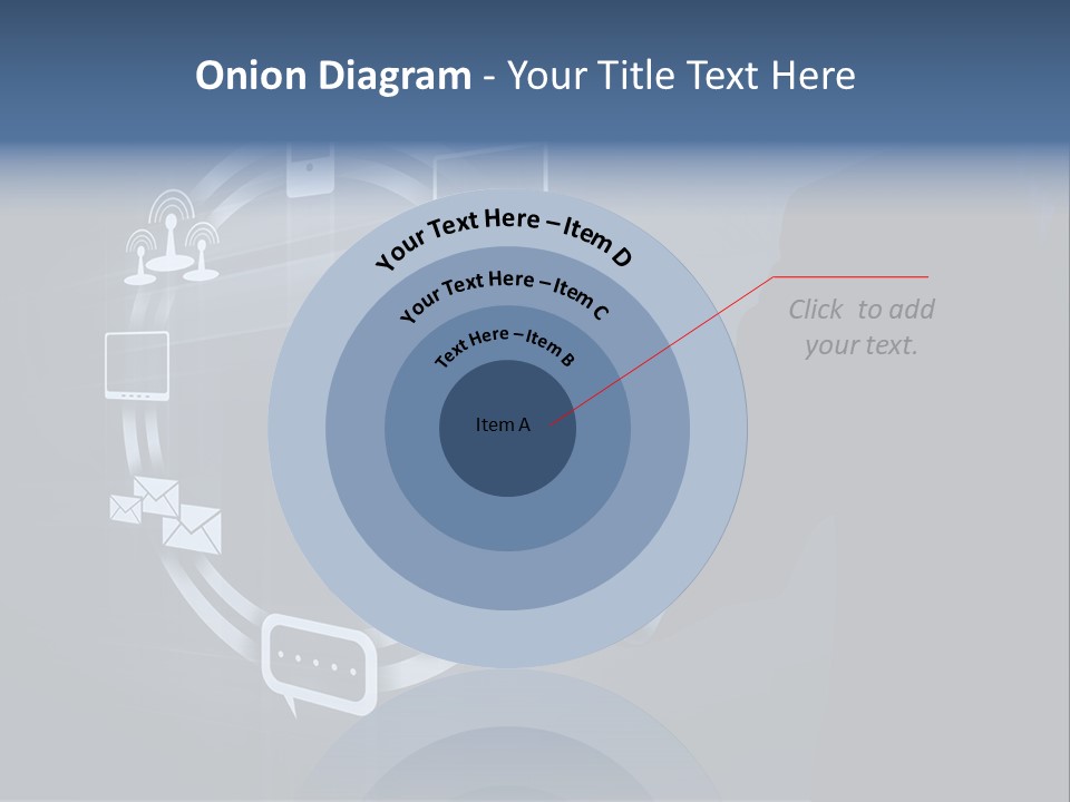 Button Innovation Screen PowerPoint Template