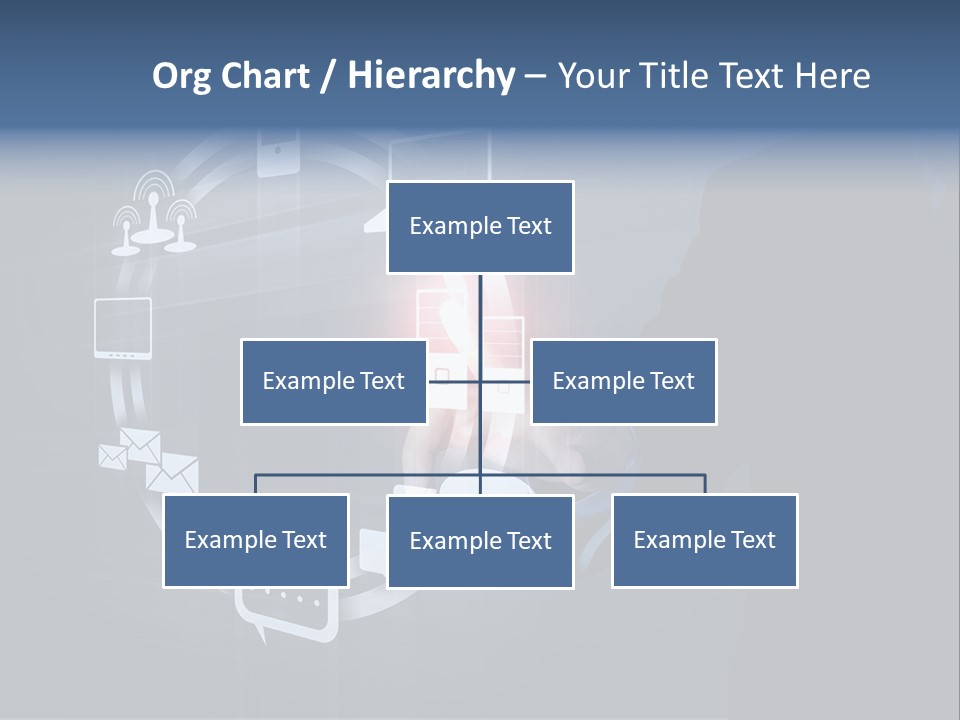 Button Innovation Screen PowerPoint Template