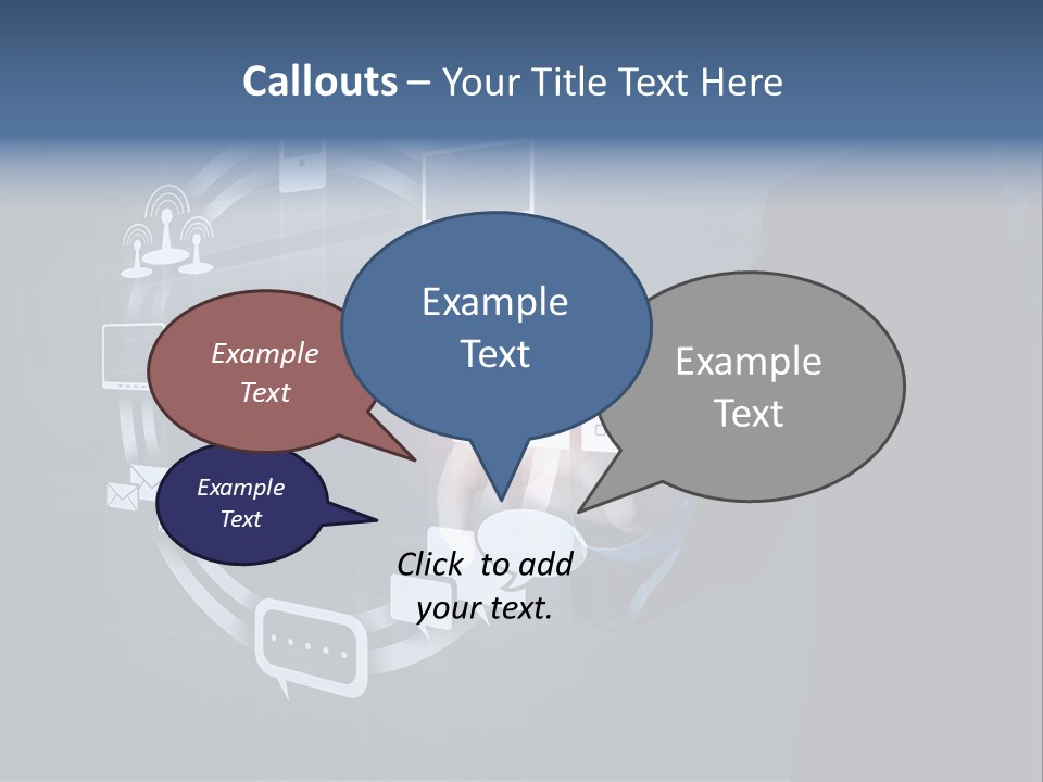 Button Innovation Screen PowerPoint Template