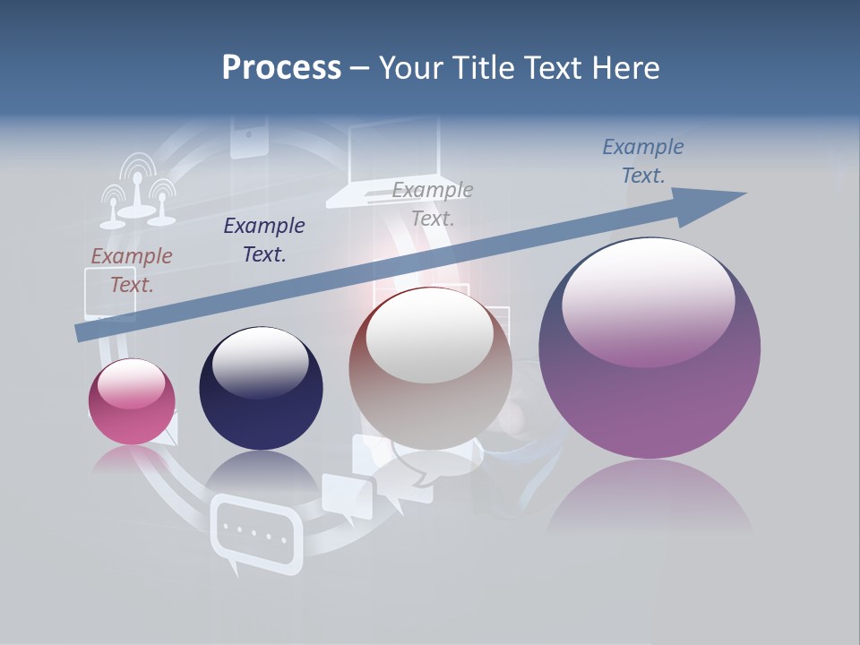 Button Innovation Screen PowerPoint Template