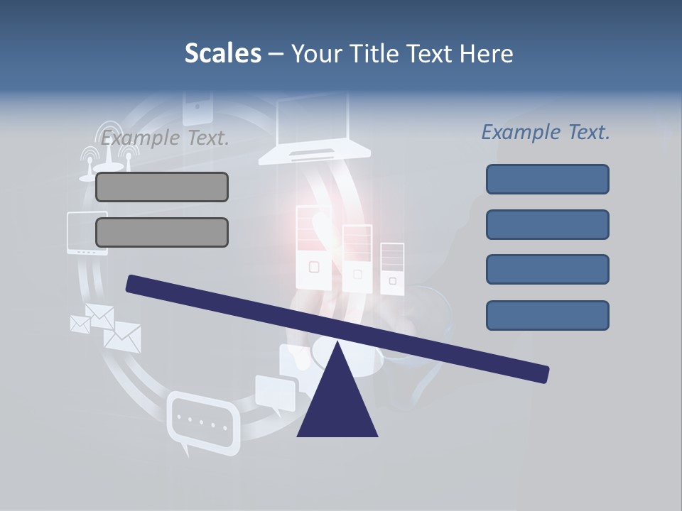 Button Innovation Screen PowerPoint Template