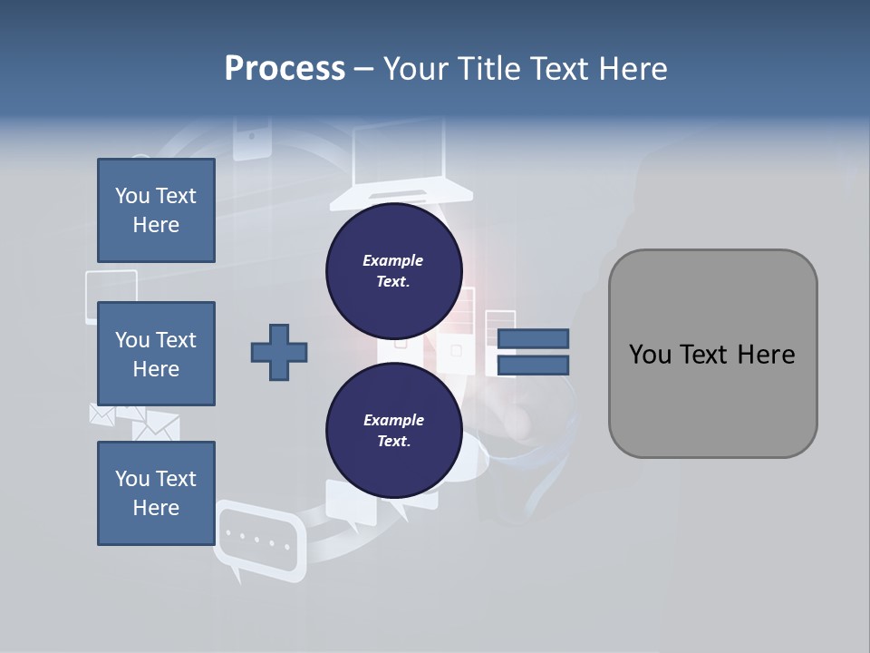 Button Innovation Screen PowerPoint Template
