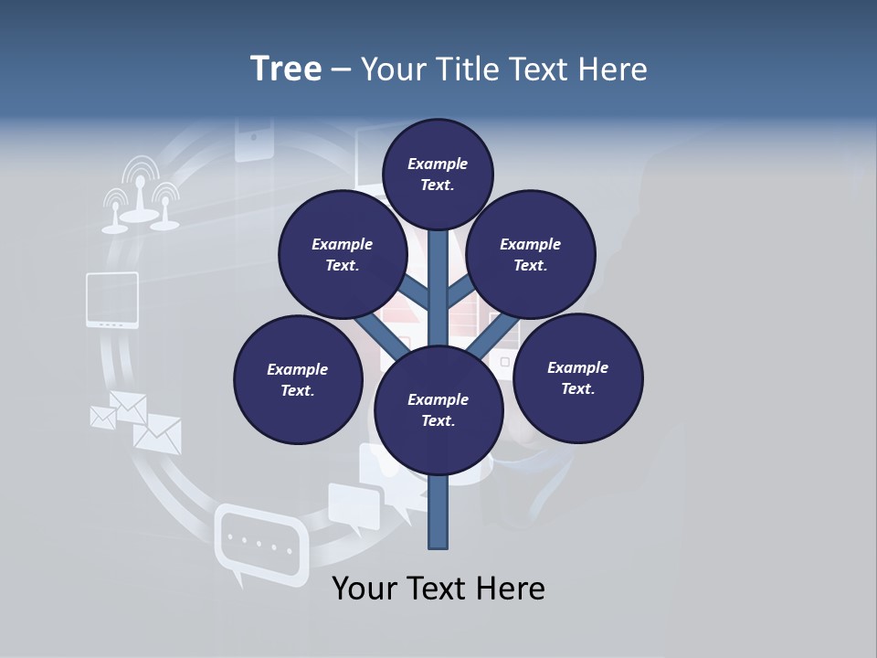 Button Innovation Screen PowerPoint Template