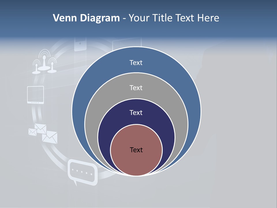 Button Innovation Screen PowerPoint Template