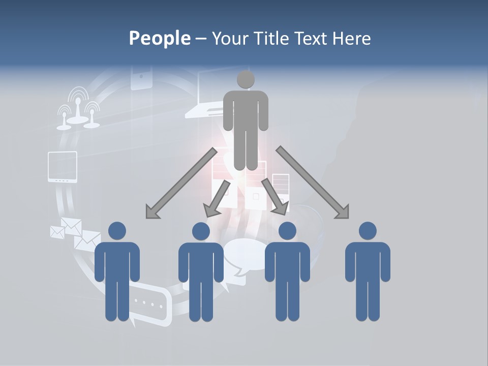 Button Innovation Screen PowerPoint Template