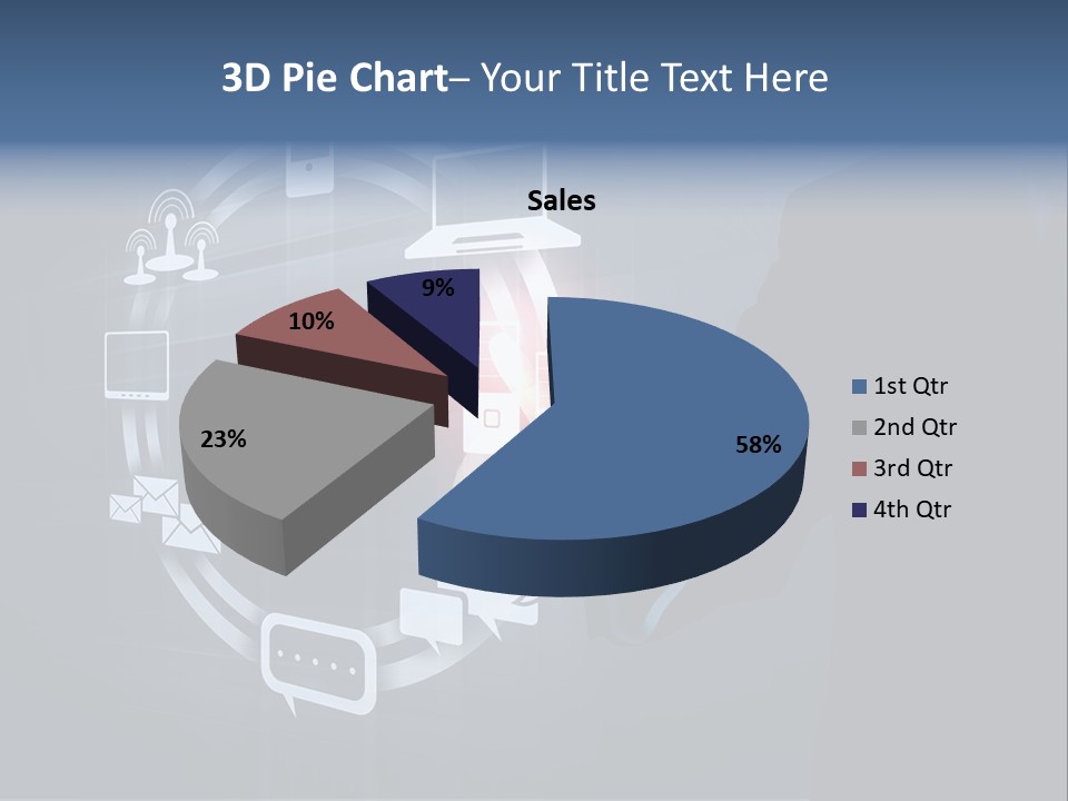 Button Innovation Screen PowerPoint Template