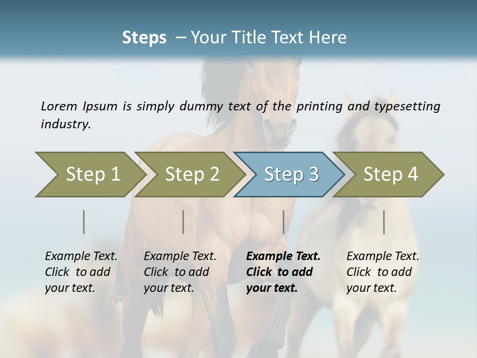 Gallop Sand Motion PowerPoint Template