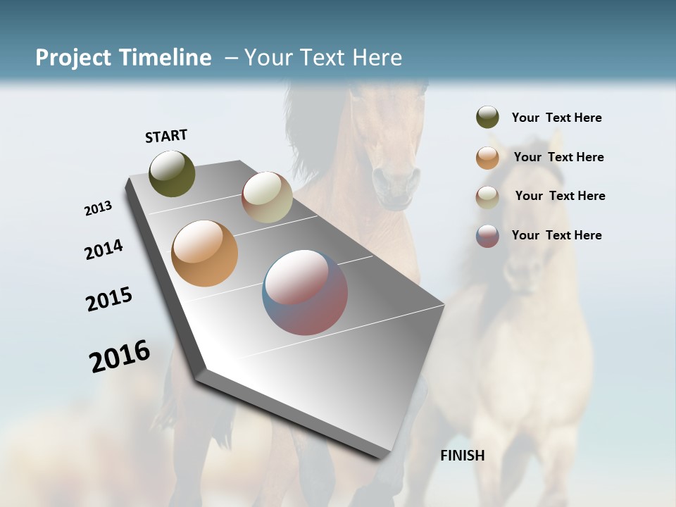 Gallop Sand Motion PowerPoint Template