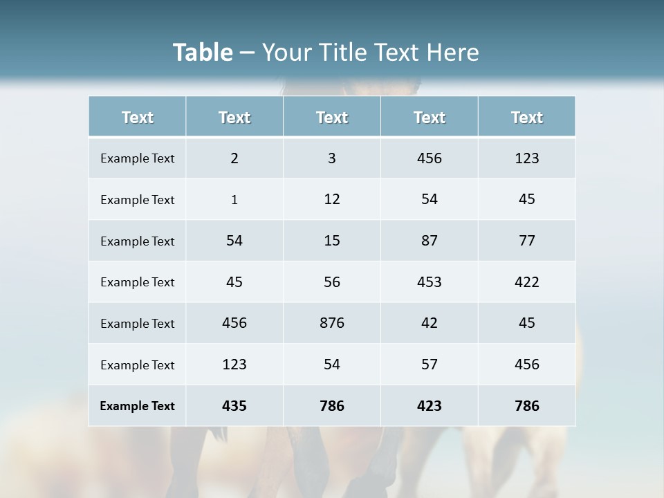 Gallop Sand Motion PowerPoint Template