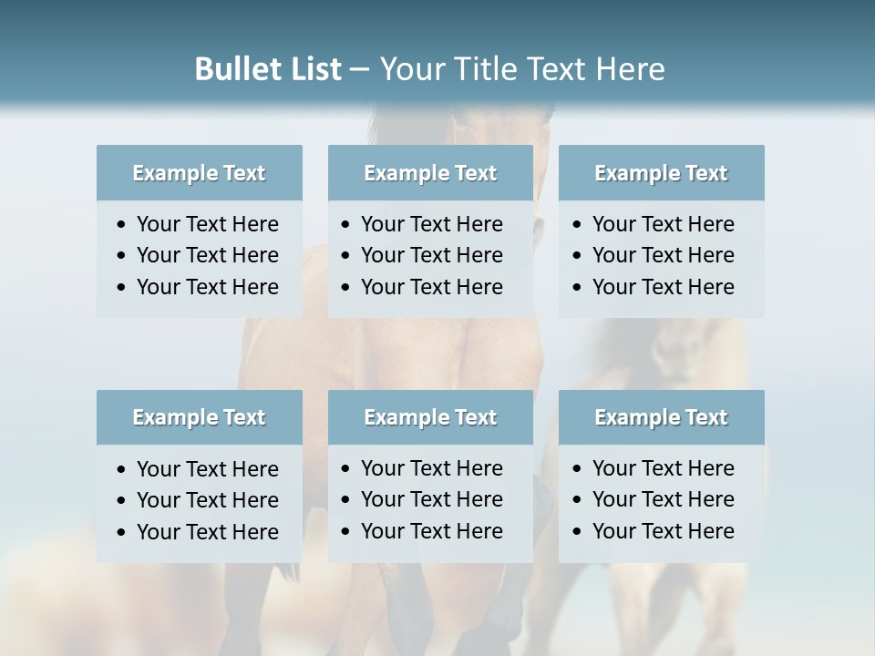 Gallop Sand Motion PowerPoint Template