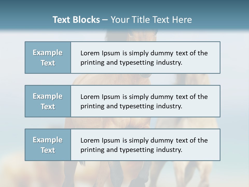Gallop Sand Motion PowerPoint Template