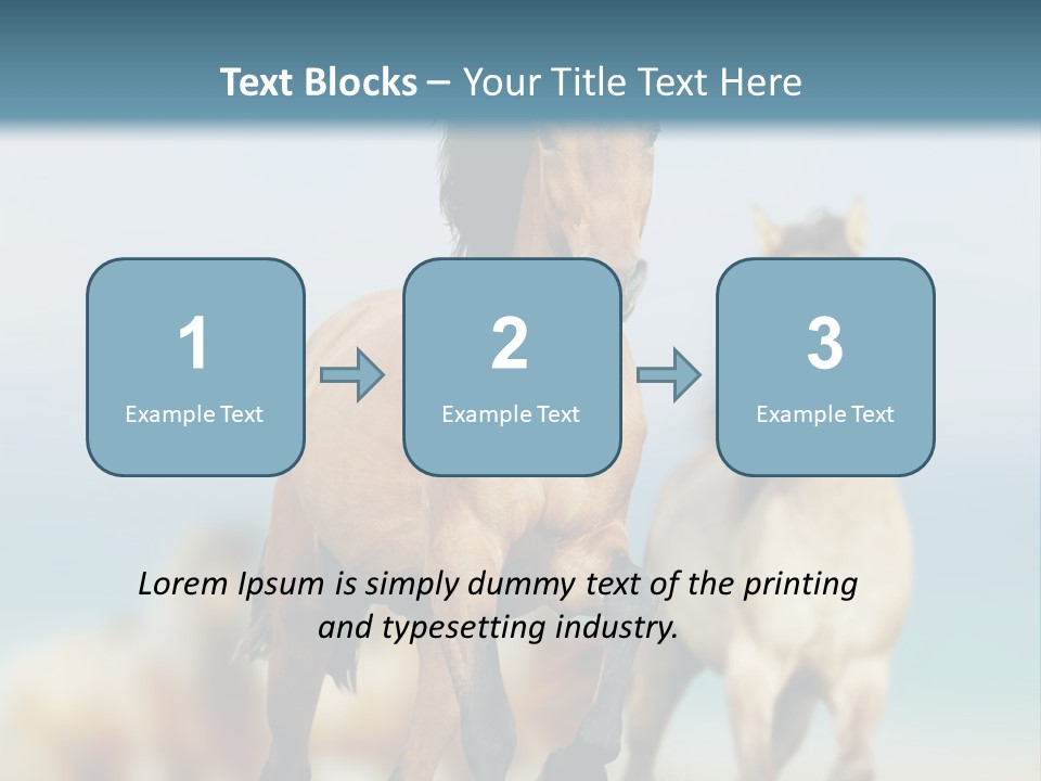 Gallop Sand Motion PowerPoint Template