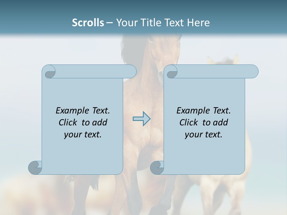 Gallop Sand Motion PowerPoint Template