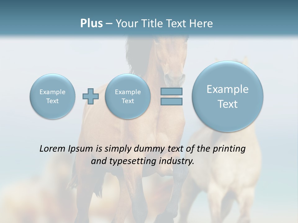 Gallop Sand Motion PowerPoint Template