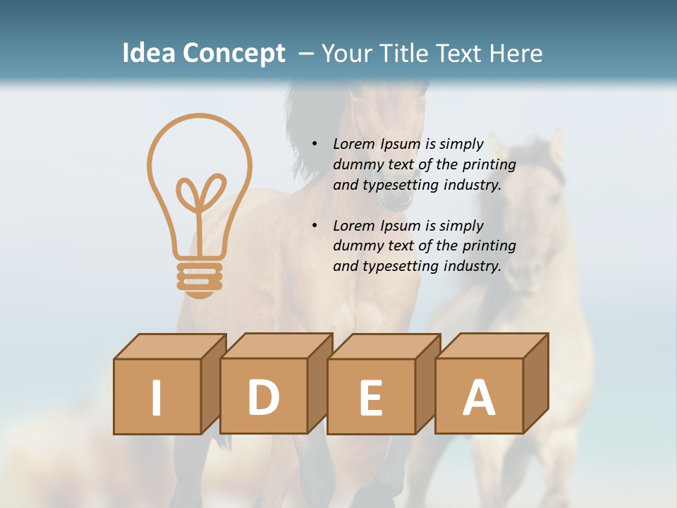 Gallop Sand Motion PowerPoint Template