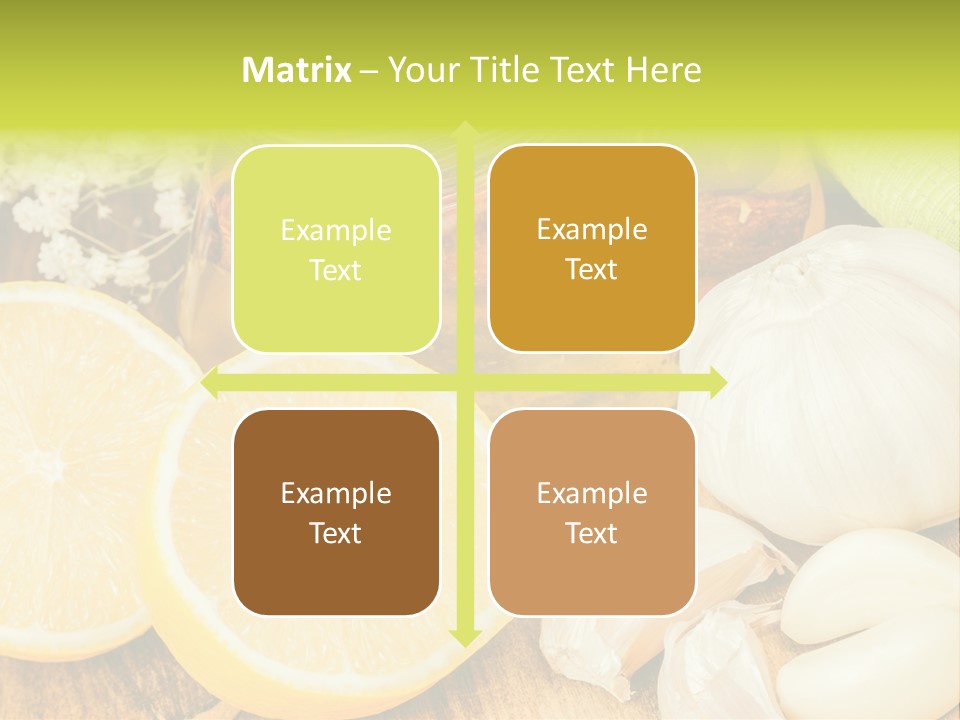 Lemon Alternative Medicine Influenza Virus PowerPoint Template