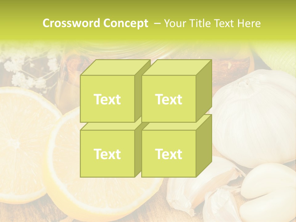 Lemon Alternative Medicine Influenza Virus PowerPoint Template
