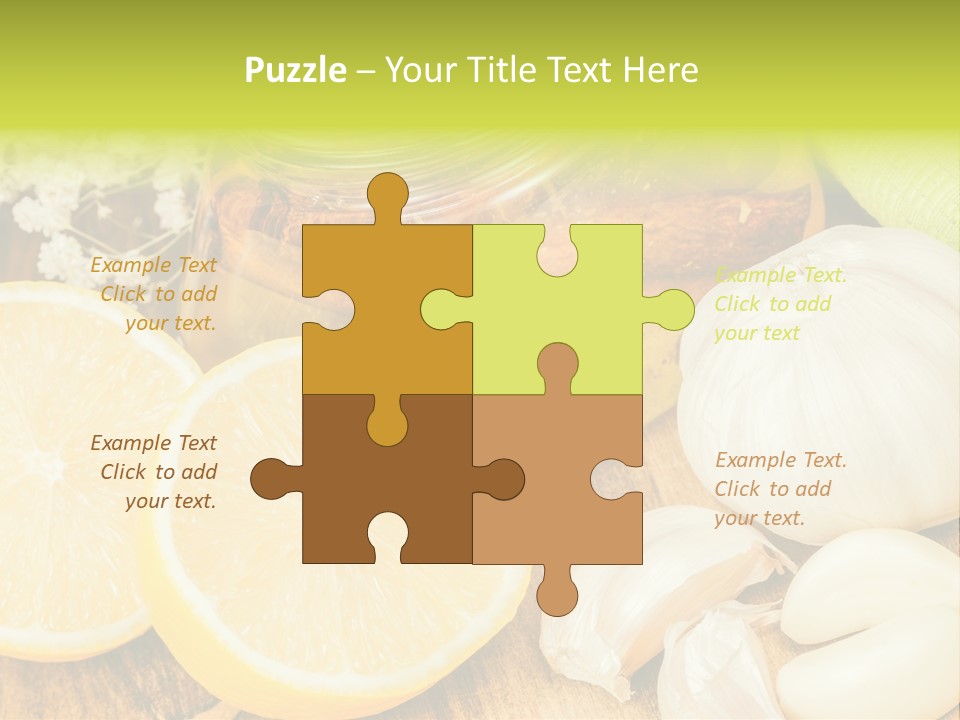 Lemon Alternative Medicine Influenza Virus PowerPoint Template