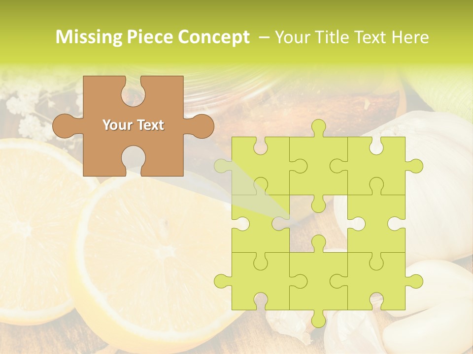 Lemon Alternative Medicine Influenza Virus PowerPoint Template