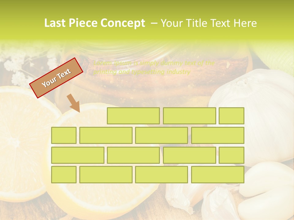 Lemon Alternative Medicine Influenza Virus PowerPoint Template