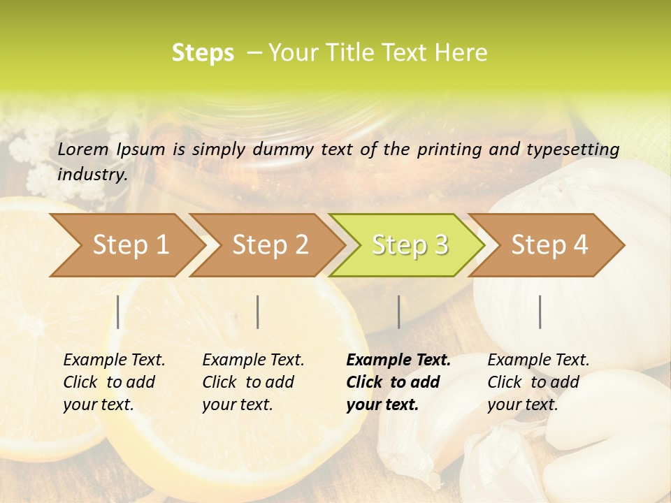 Lemon Alternative Medicine Influenza Virus PowerPoint Template
