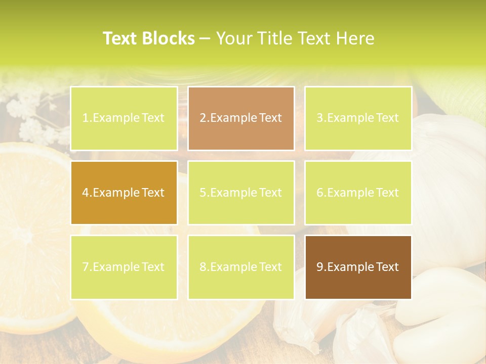 Lemon Alternative Medicine Influenza Virus PowerPoint Template