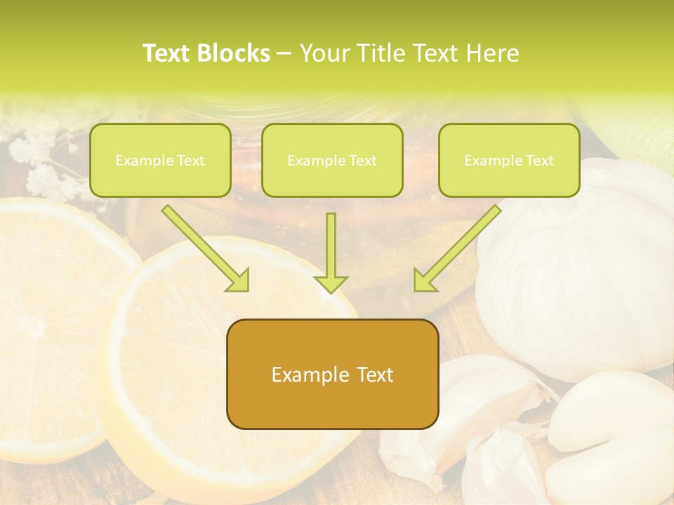 Lemon Alternative Medicine Influenza Virus PowerPoint Template