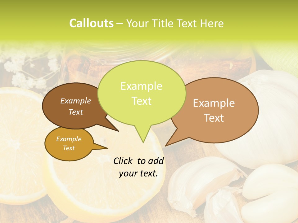 Lemon Alternative Medicine Influenza Virus PowerPoint Template