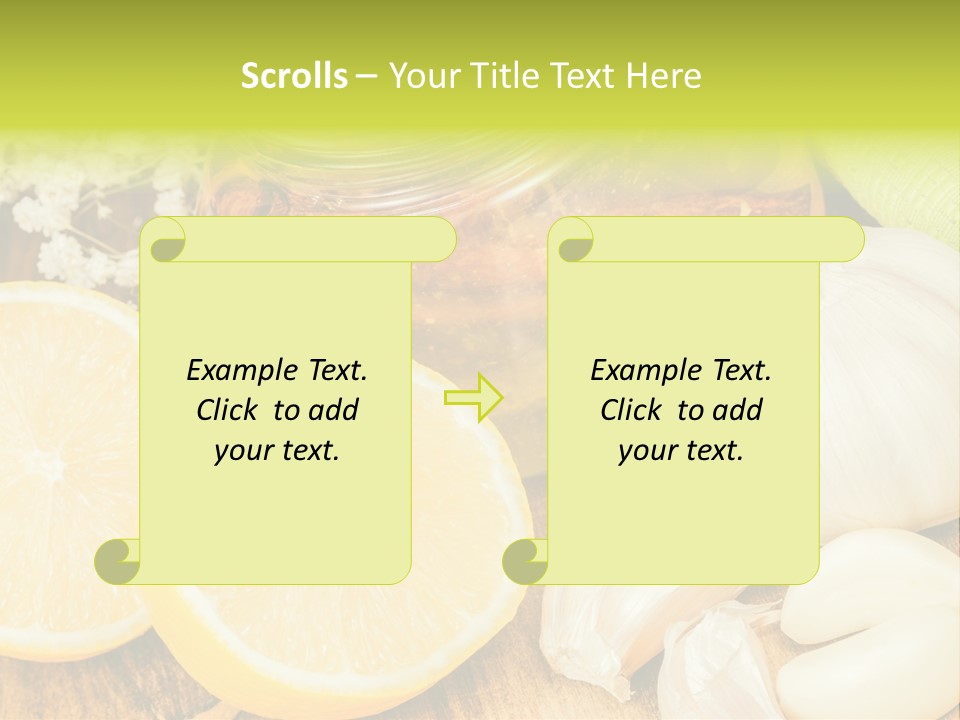 Lemon Alternative Medicine Influenza Virus PowerPoint Template