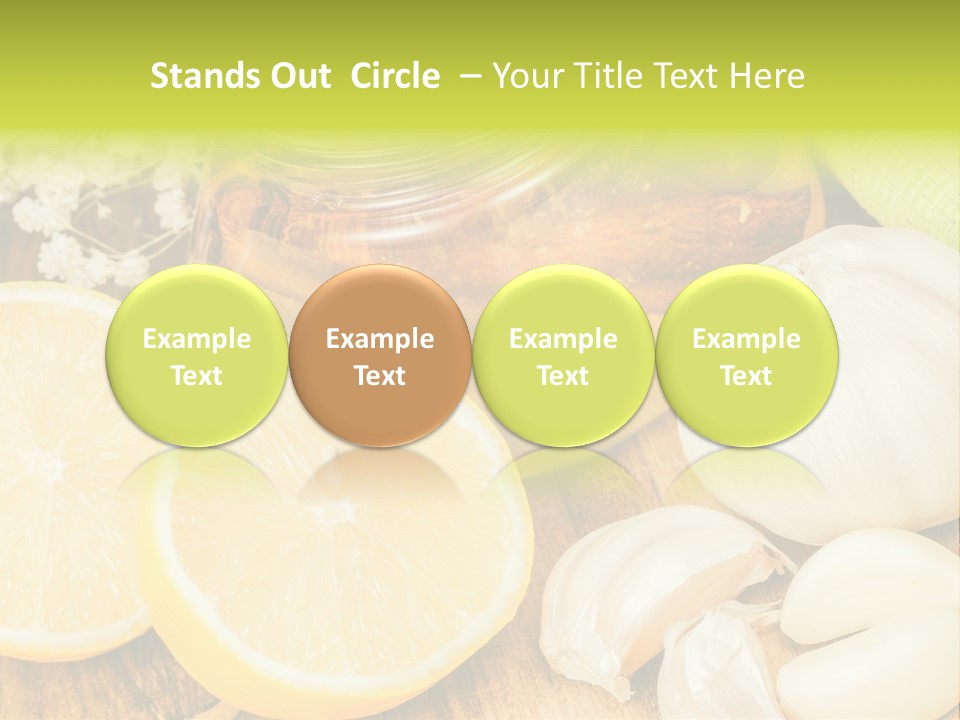 Lemon Alternative Medicine Influenza Virus PowerPoint Template