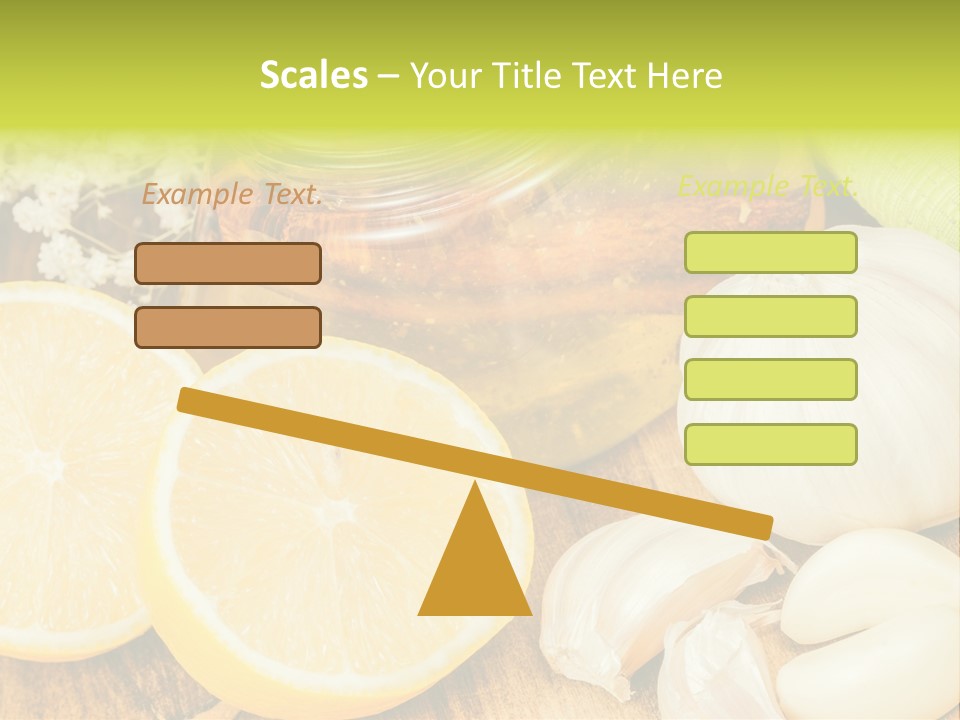 Lemon Alternative Medicine Influenza Virus PowerPoint Template